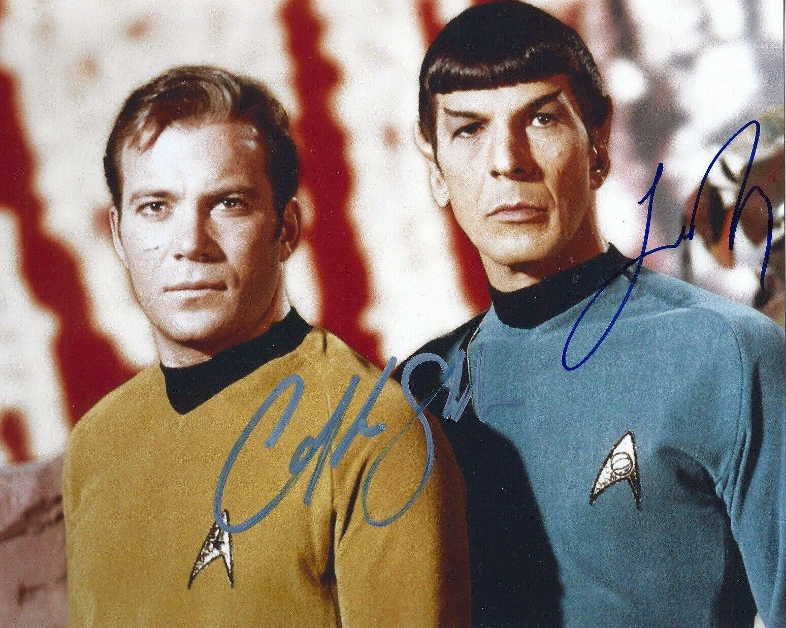 William Shatner and Leonard Nimoy Star Trek Autographed Signed Photo Poster painting Reprint