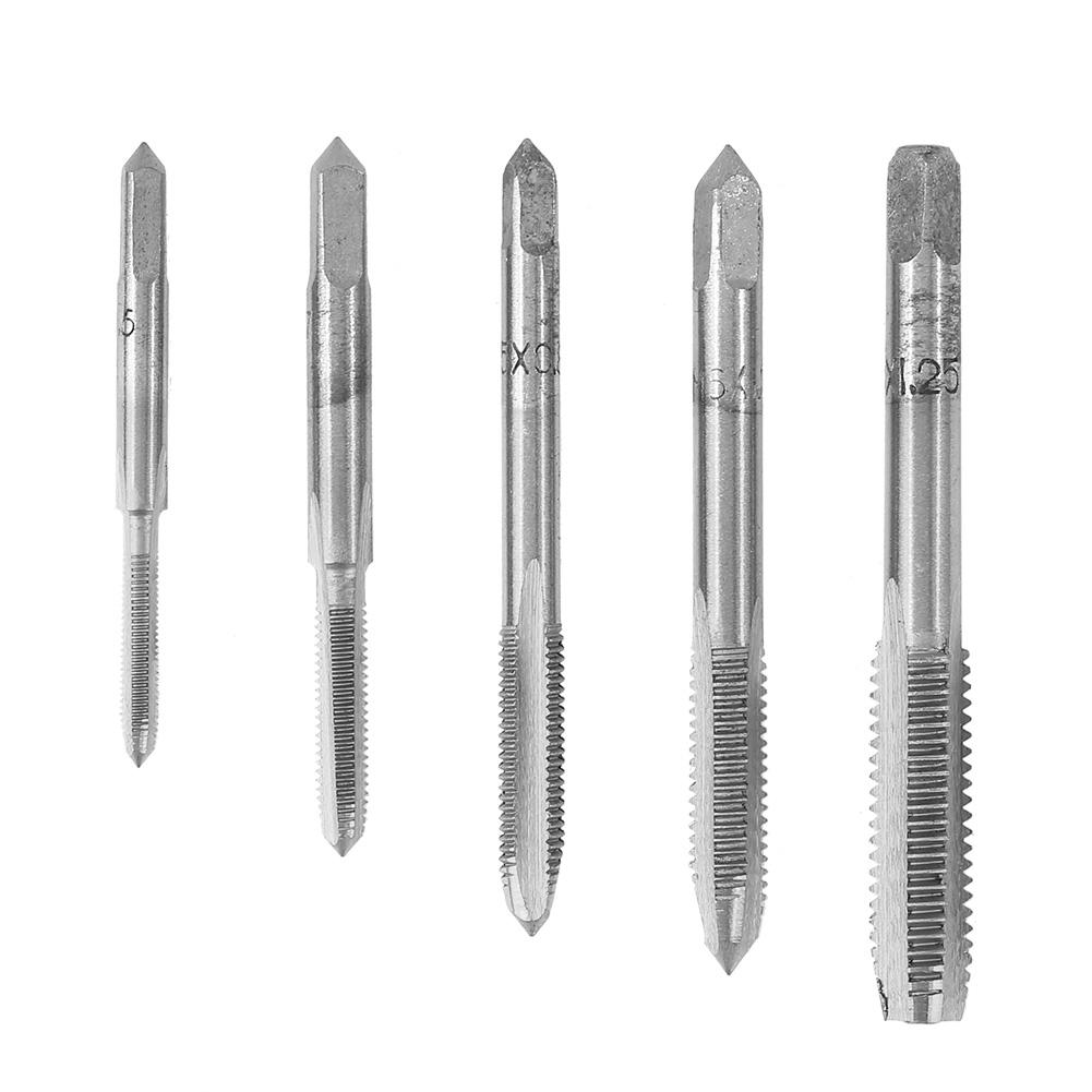 

5Pcs M3 M4 M5 M6 M8 Spiral Thread Right Hand Tap Drill Tapping Plug Tap Die, 501 Original