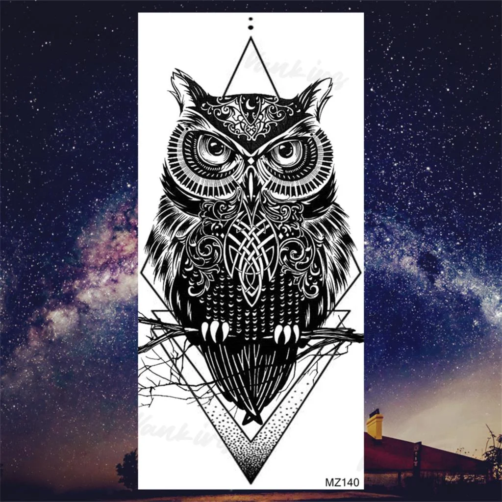 Sdrawing Lion Knight Temporary Tattoos For Men Adults Realistic Tiger Skeleton Fake Tattoo Sticker Arm Water Transfer Tatoos 3D