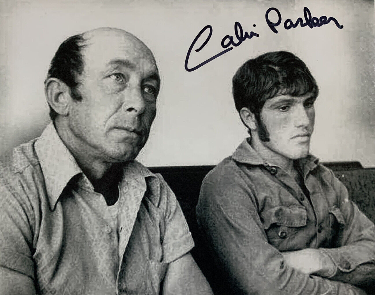 CALVIN PARKER HAND SIGNED 8x10 Photo Poster painting ALIEN ABDUCTION AUTOGRAPH RARE AUTHENTIC