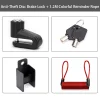 Anti-Theft Security Motorcycle Bicycle Lock Steel Mountain Road Bike Mountain Bike Bicycle Rotor Disc Brake Wheel Lock