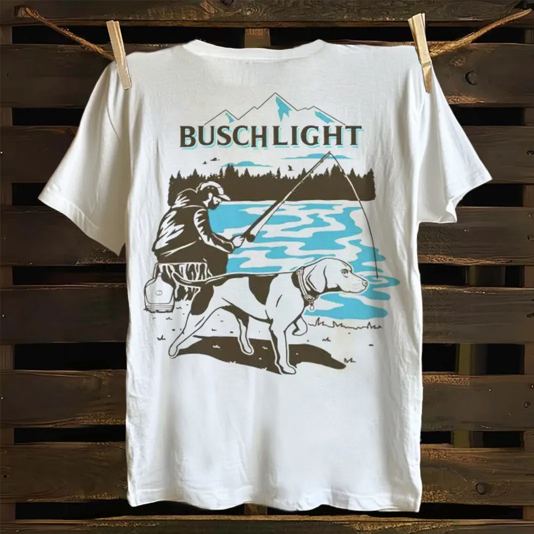 Outdoor Fishing Graphic T-shirt