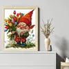 (US Local)Dwarf -14CT Stamped Cross Stitch Kit(40x47cm)