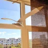 Flying Seagull Living Room Balcony Bay Window Aerial Hanging Decoration Children's Room art Creative Wooden Flying Bird Ornaments Suitable For Unique Home Decoration, Balcony, Baby Mobile Crib