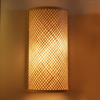 Japanese Wall lamps bamboo garden bathroom bedroom wall lights for home corridor loft industrial decor living room wall light