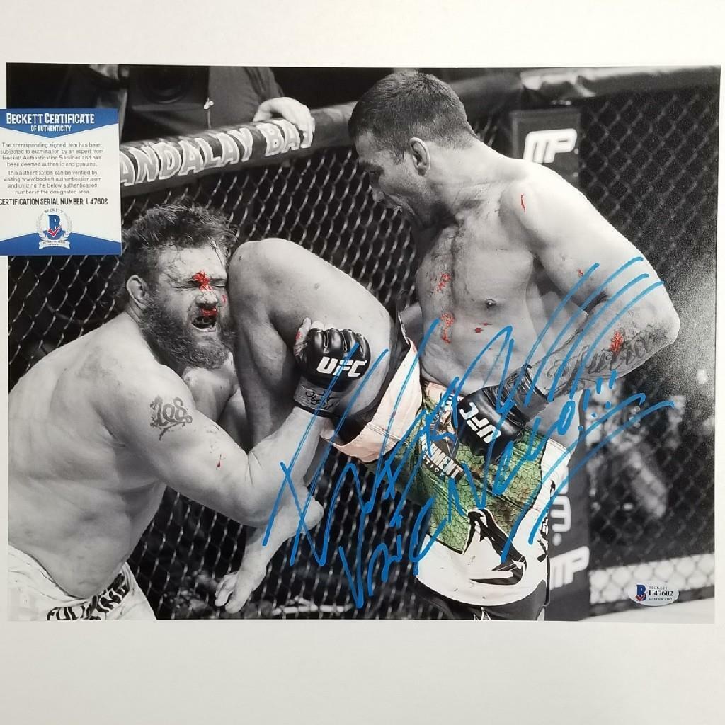 Fabricio Werdum signed 11x14 Photo Poster painting UFC MMA Autograph (D) ~ Beckett BAS COA