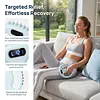 Electric Body Fascia Ring Vibration Body Shaping Massager Rechargeable 4-Sided Massager Head Fascia Ring Multifunctional Handheld Muscle Fascias Gun Deep Tissue Massage Device