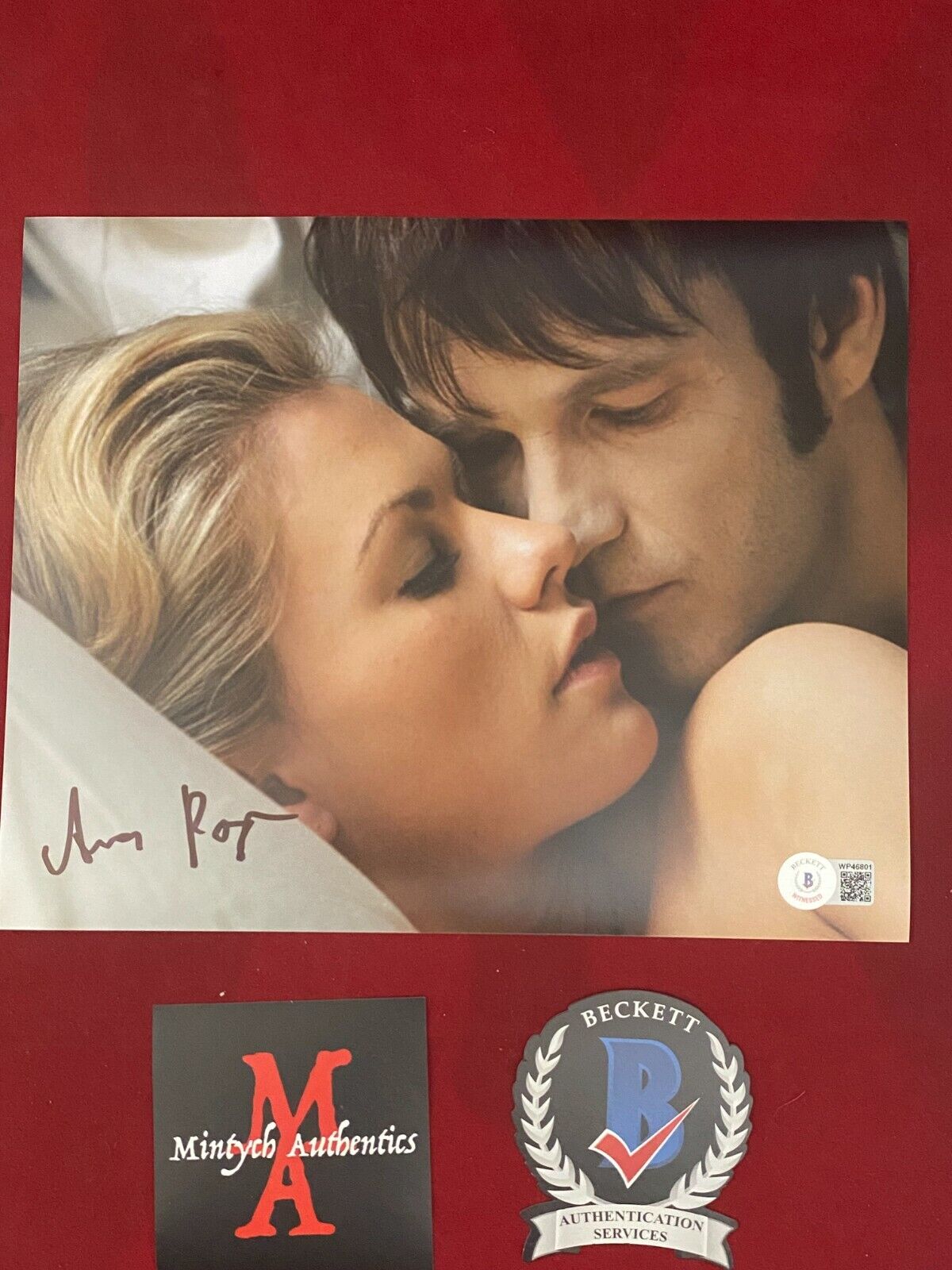 ANNA PAQUIN AUTOGRAPHED SIGNED 8x10 Photo Poster painting! TRUE BLOOD! SOOKIE! BECKETT COA!