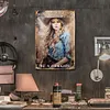 Cowboy Girl - Metal Tin Signs(8*12Inch/12*16Inch)
