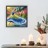 Dancing on ice girl - peinture au diamant de forme sp&eacute;ciale - 30*30cm