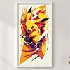 Lightning Pikachu-11CT Stamped Cross Stitch 35*60cm/13.78*23.62in(Big Size)