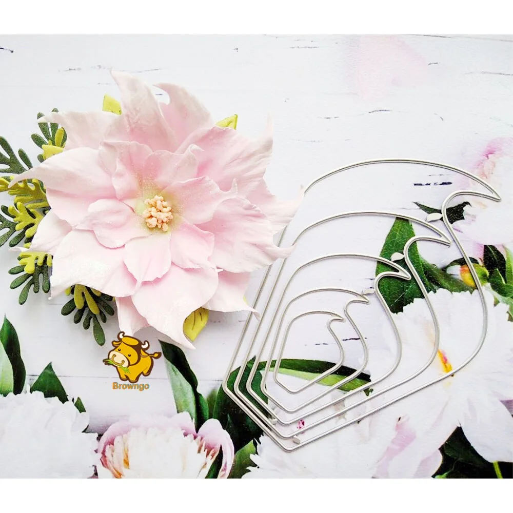 Beautiful Many Flower Series Metal Cutting Dies Stencil Template For DIY Scrapbooking Embossing Paper Cards Album Making Dies