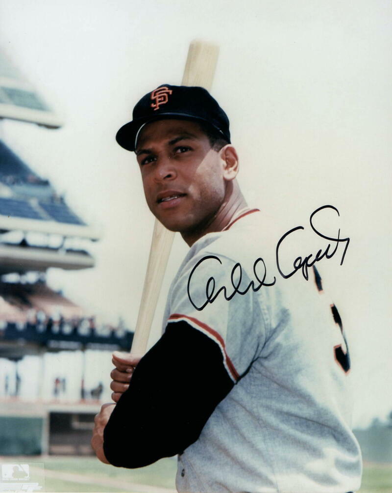 ORLANDO CEPEDA SIGNED AUTOGRAPH 8x10 Photo Poster painting - SAN FRANCISCO GIANTS BASEBALL HOF