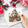6pcs DIY Hund Diamant Kunst Grußkarten für Urlaub Segen & Geschenkkarten