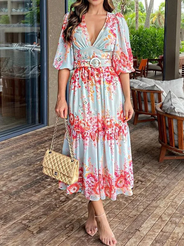 Bohemian Vacation Casual Dresses for Women