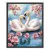 Swan-11CT Stamped Cross Stitch 40*50cm/15.75*19.69in