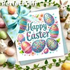 6PCS Diamond Painting Happy Easter Greeting Card Kit for Birthdays Thanksgiving & Special Occasion