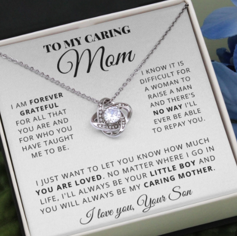 Mom - Caring Mother - Necklace Mom