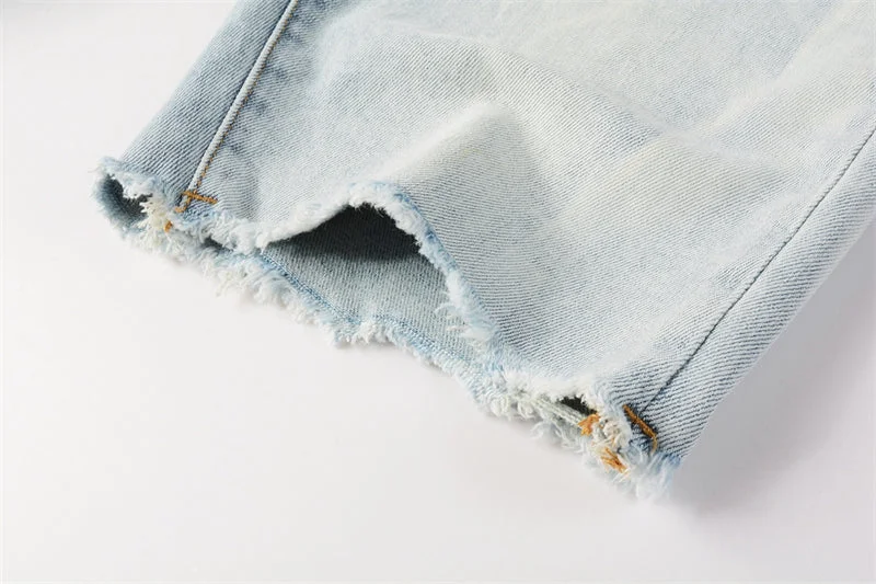 Purple Fashion Jeans 5017