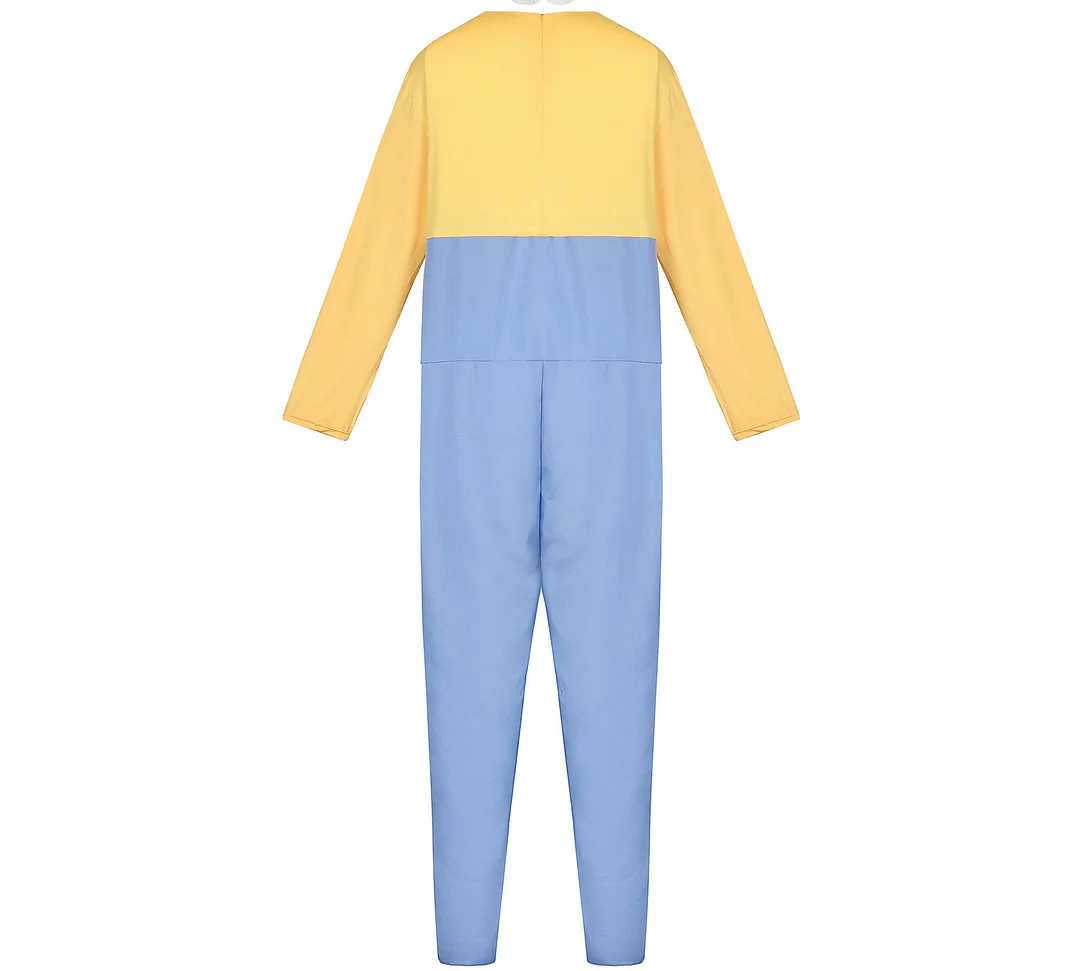 Minion Cosplay Costume Halloween Jumpsuit for Men