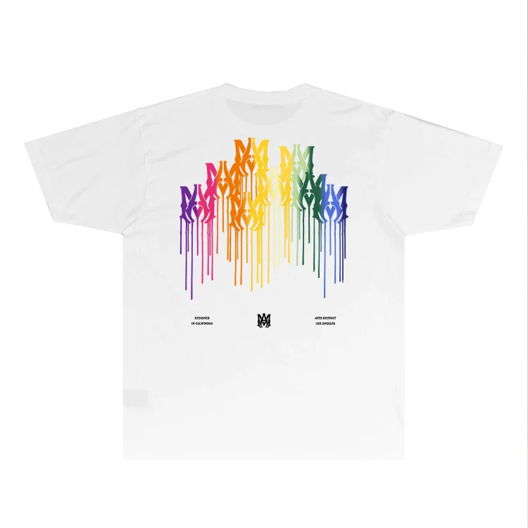 Amiri T Shirt Fashion Brand Short Sleeve T-shirt Shirt