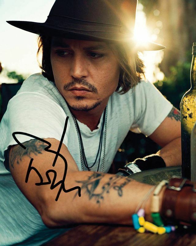 Johnny Depp Autograph Signed Photo Poster painting Print