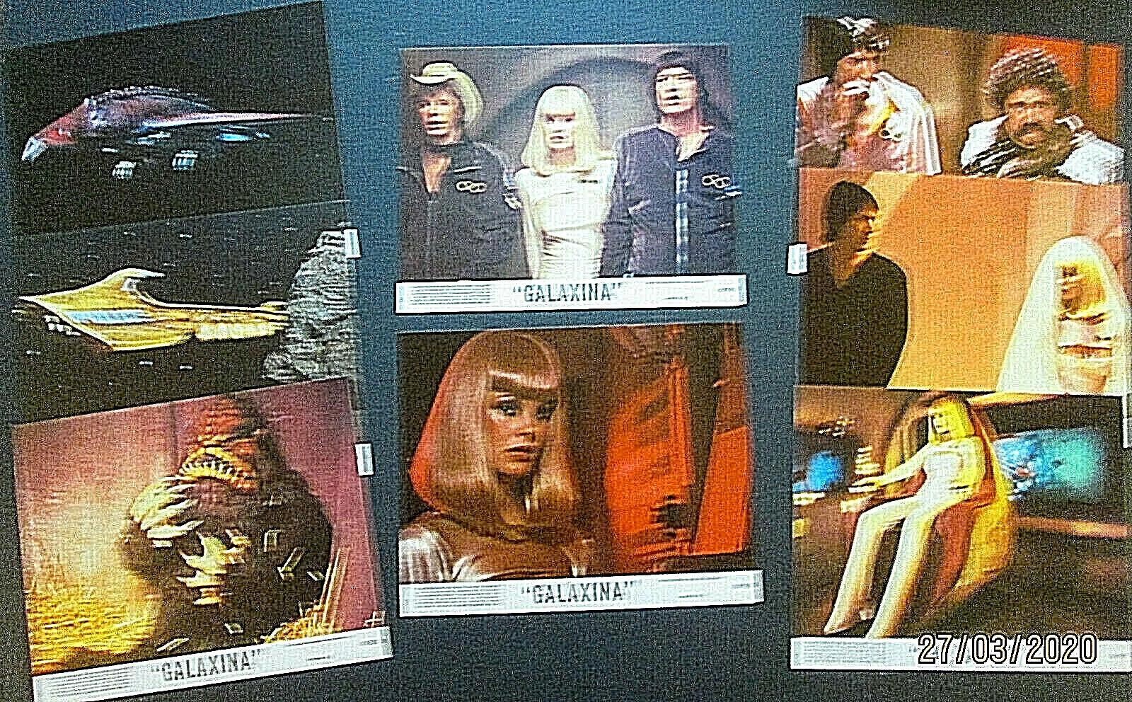 DOROTHY STRATTEN : (GALAXINA) ORIG,1980 MOVIE Photo Poster painting SET *