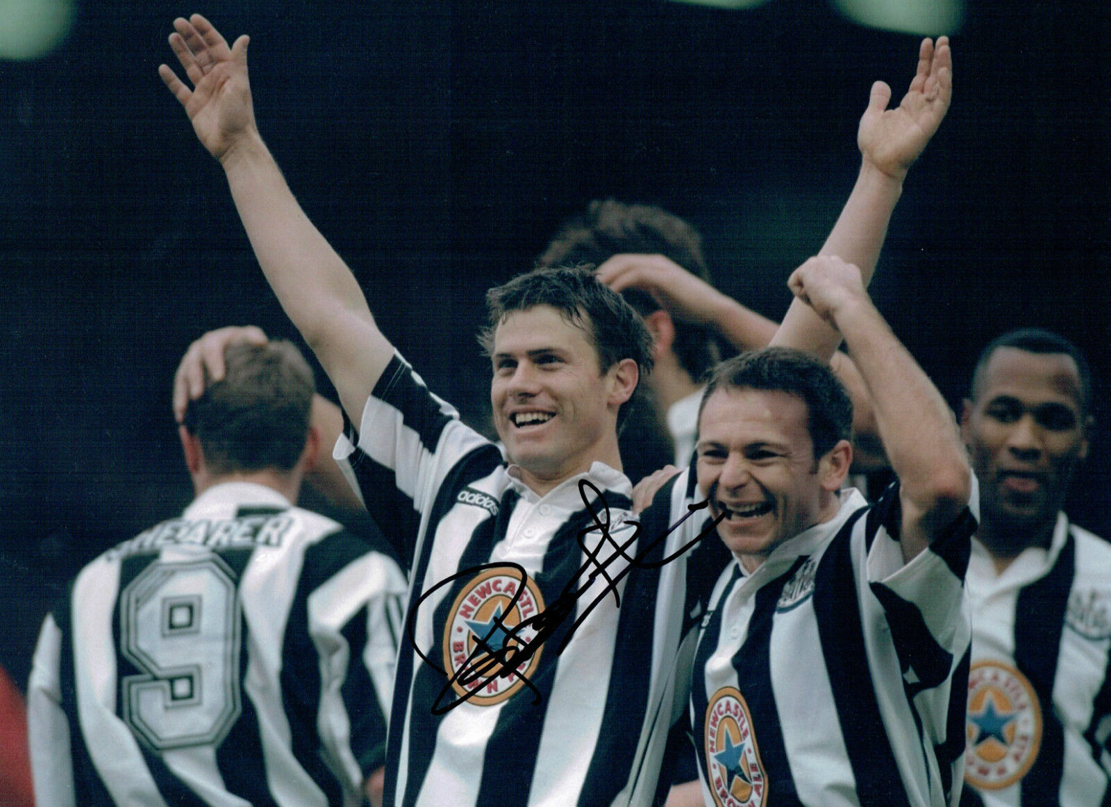 Robert Rob LEE Signed Autograph 16x12 Photo Poster painting AFTAL COA Newcastle United Magpies