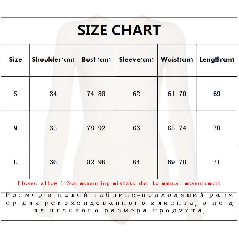 Sexy Women's Bodysuit Fashion Long-sleeve Round Neck Slim Body All-match Bottoming One-Piece Cotton Bodysuit for Female Girls