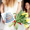6PCS Cake DIY Diamond Art Greeting Cards Congratulations Cards & Gifts