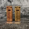 Purely handmade solid brass/copper square kerosene lighter with Taotie (mythical creature) pattern