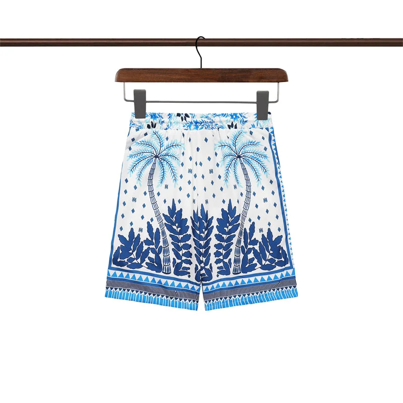 AMIRI 2023 new silk short-sleeved shirt