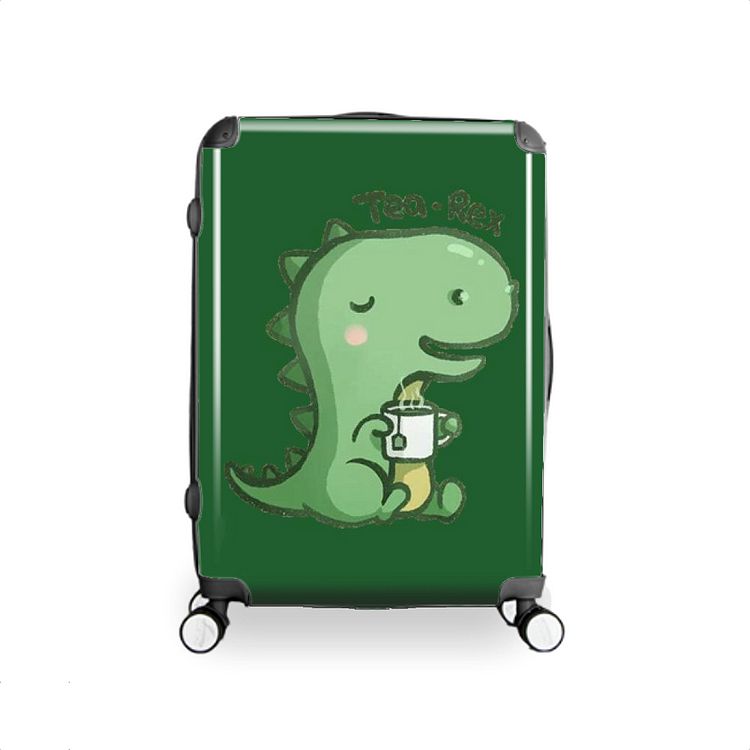 Relaxed T Rex, Dinosaur Hardside Luggage