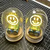 Handmade Circuit LED Art Lamp With Glass Dome