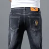  Men's Cotton Stretch High-End Embroidery Jeans