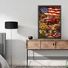 Diamond Painting -DIY Round Drill Independence Day Landscape(60*40CM)