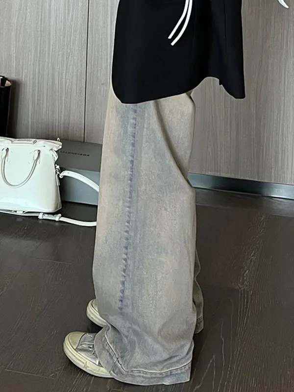 EMMIOL High Rise Faded 26&deg;C/78&deg;F Air Jeans