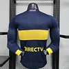 2025/2026 Player Version Long Sleeve Boca Juniors Home Football Jersey 1:1 Thai Quality