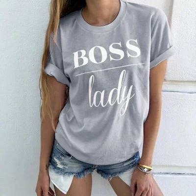 Boss Lady Printed T-shirt