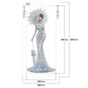 Rhinestone 5D Special Shaped Kit Dress Lady Diamond Painting DIY (YX209)