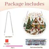 Winter Cabin DIY Diamond Painting Pendant Double Sided Gem Beads 25cm
