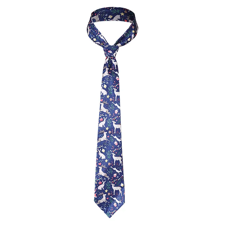 Novocaine (2025) Nathan Caine Blue Animals Necktie Cosplay Accessories Props