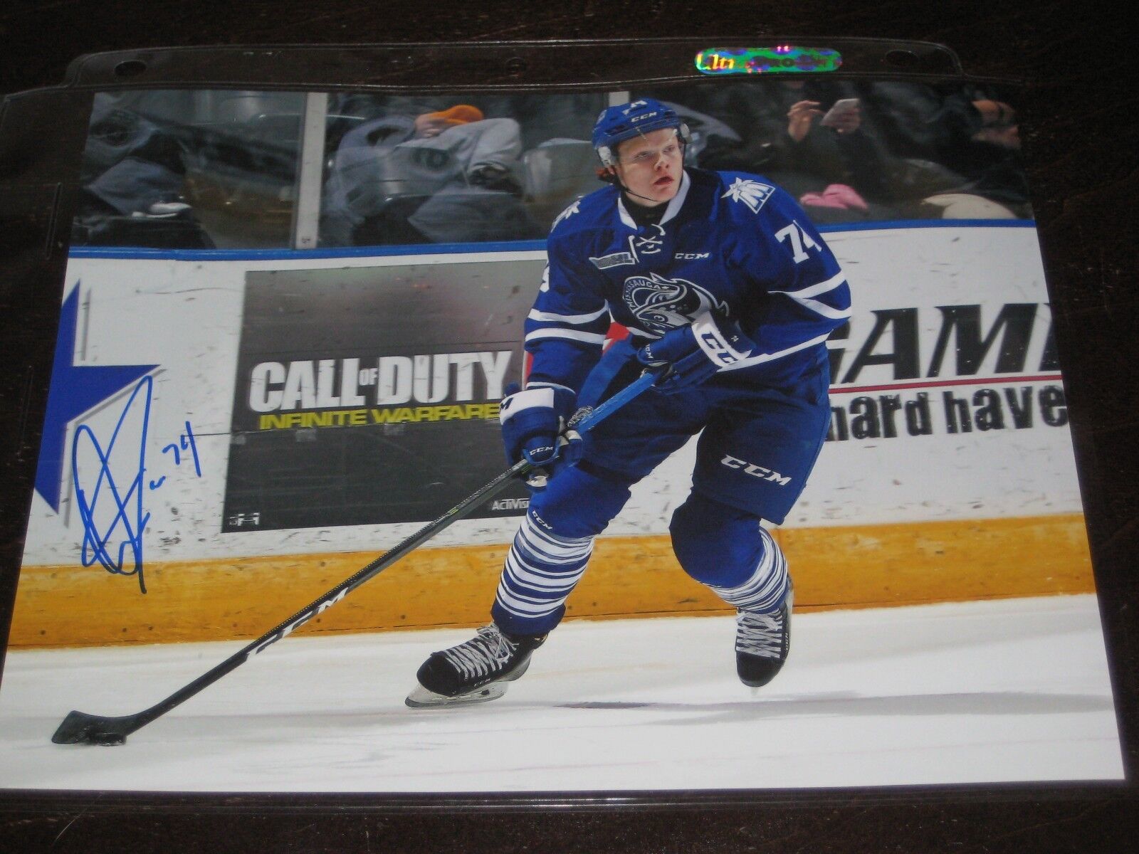 OWEN TIPPETT autographed MISSISSAUGA STEELHEADS 8X10 Photo Poster painting FLORIDA PANTHERS