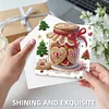 6PCS DIY Diamond Art Greeting Cards Dessert Theme Congratulations Cards & Gifts