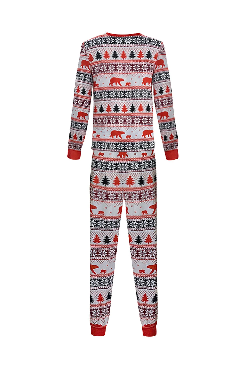 Classic Christmas Print Family Pajamas