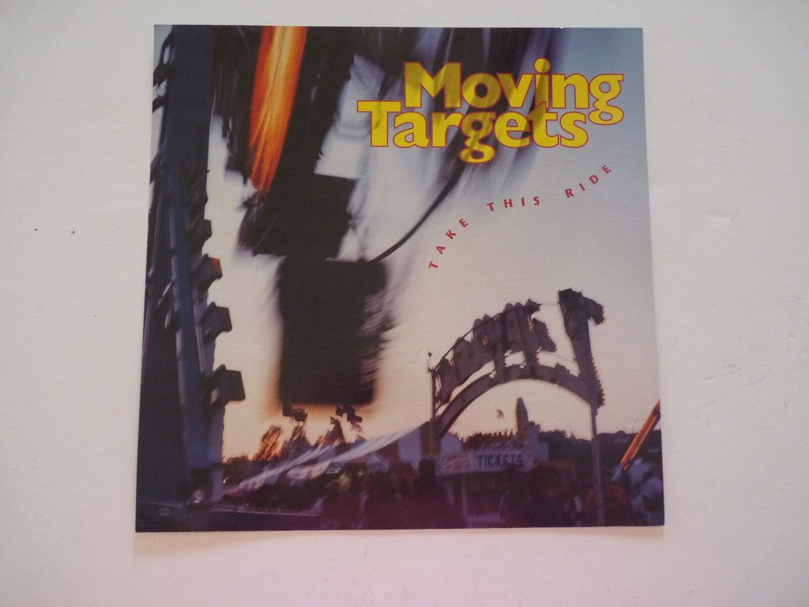 Moving Target Take This Ride LP Record Photo Poster painting Flat 12X12 Poster