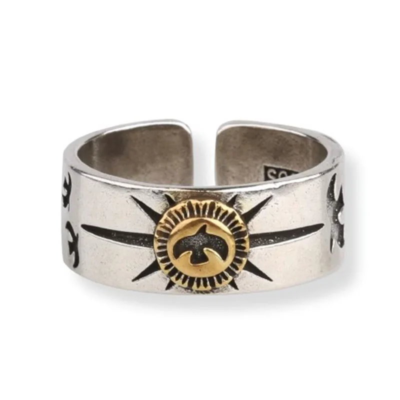 Men's vintage open ring