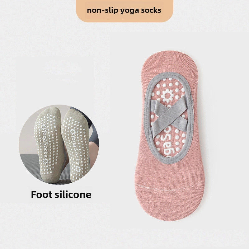 Yoga Socks Women Boat Socks Summer Professional Indoor Fitness Dancing Non-slip Silicone Spring And Autumn Pilates Sports Socks
