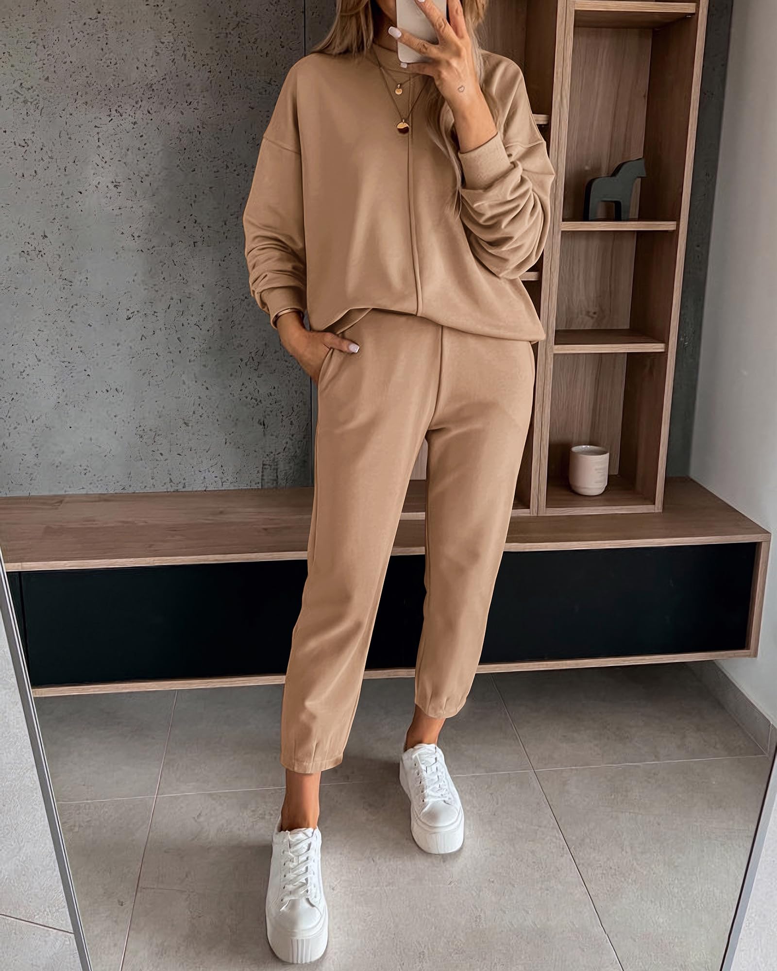 ⏰Hot Sale-Women's Casual Two Piece Jogger Sets 