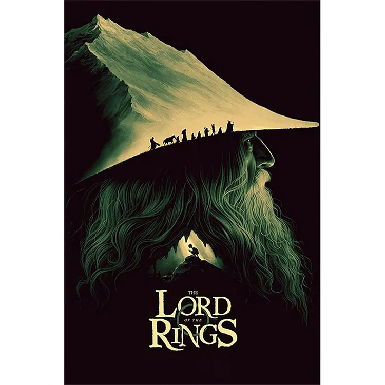 Lord Of The Rings Poster 40*60CM (Canvas) Full Round Drill Diamond Painting gbfke